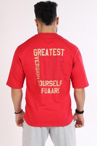 Greatest Oversized Tshirt Red