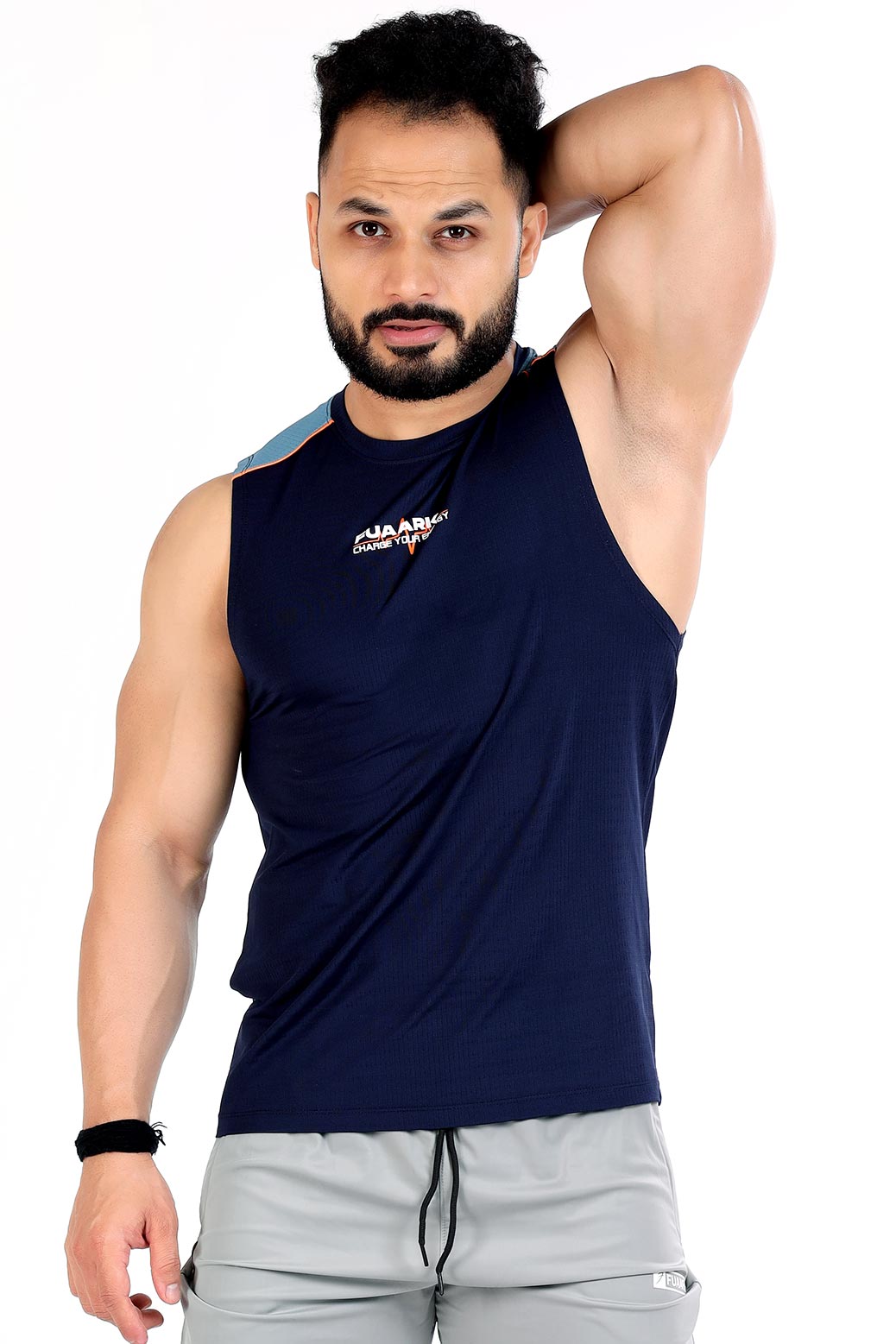 Lining Tank Navy