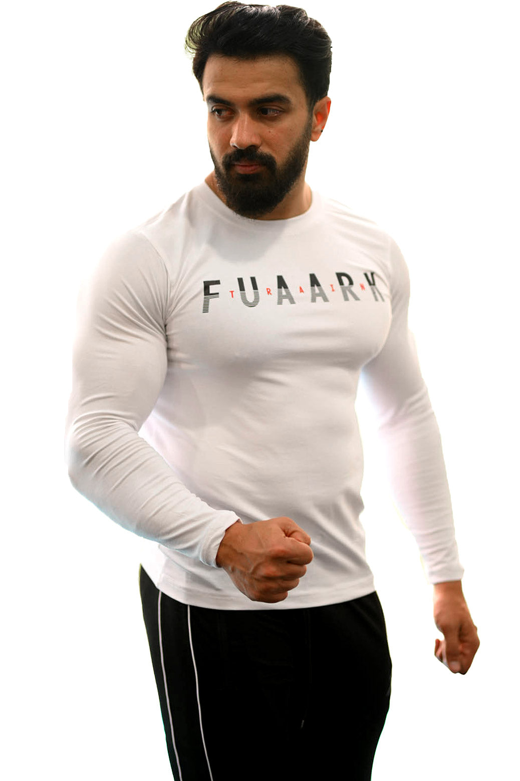 Peak Fullsleeves Tshirt White