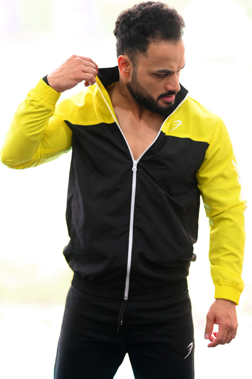 Trainer Jacket Neon Yellow