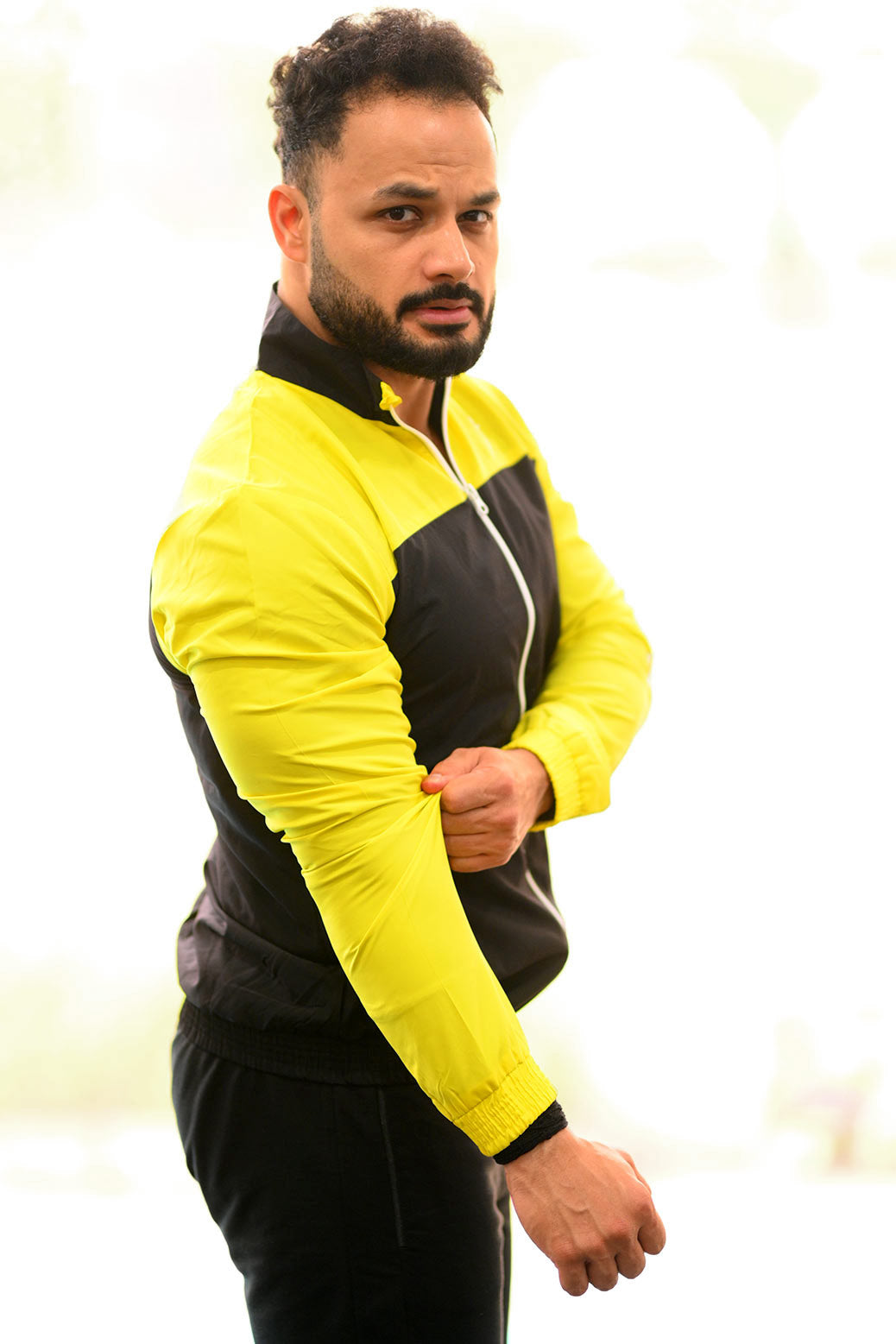 Trainer Jacket Neon Yellow