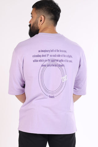 Zodiac Oversized Tshirt Lilac