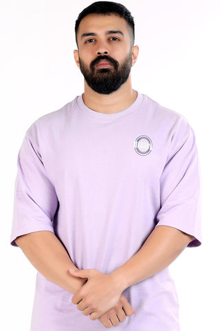 Zodiac Oversized Tshirt Lilac