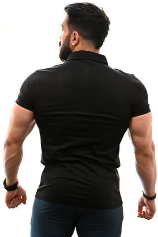 Polo T-shirt Black