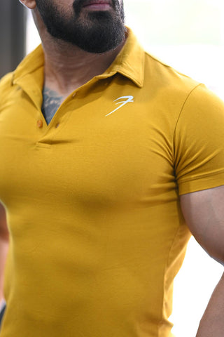 Polo Tshirt Mustard