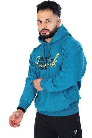 Oversized Frost Hoodie Teal