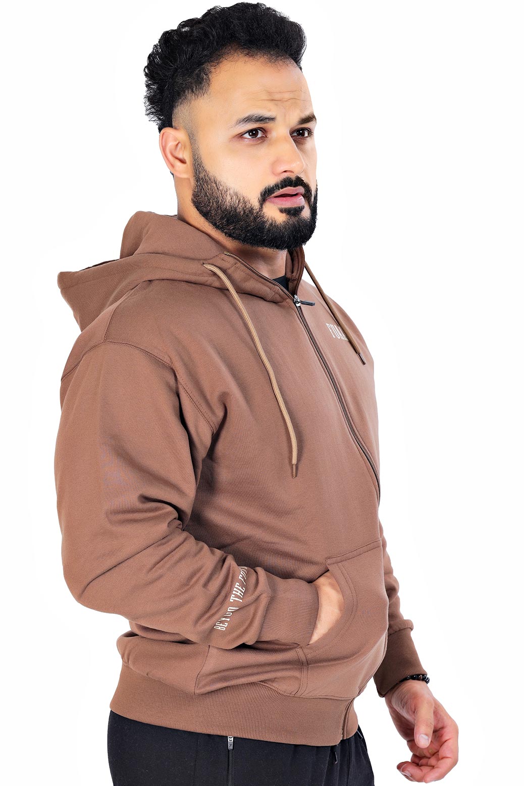Oversized Frost Jacket Brown