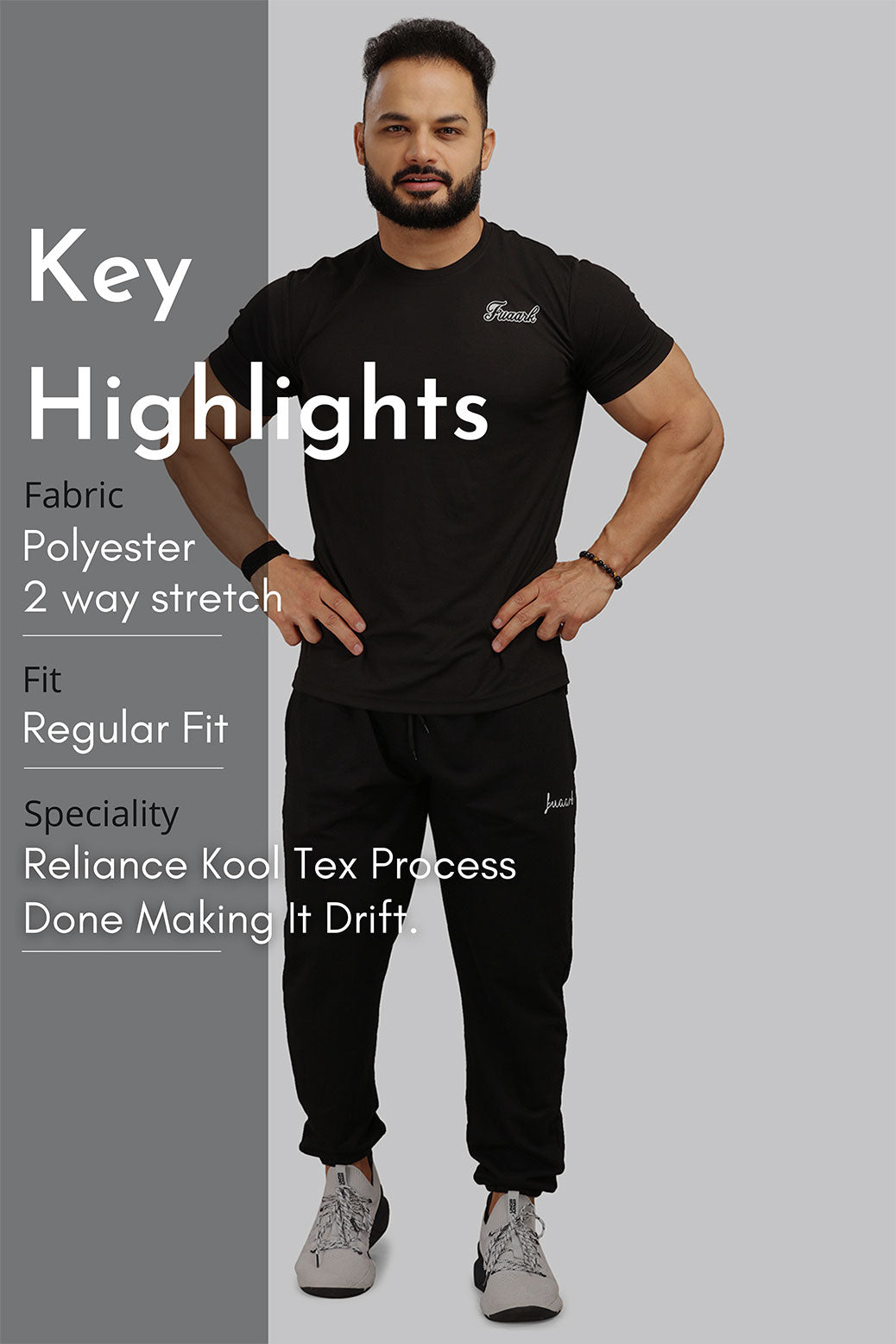Checks Regular Tshirt Black