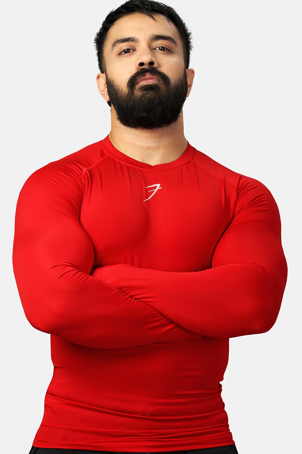 Compression Fullsleeves T-shirt Red