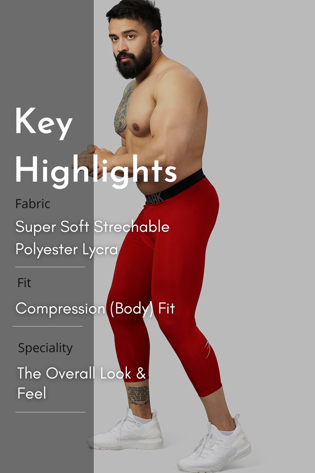 Compression Tights Red