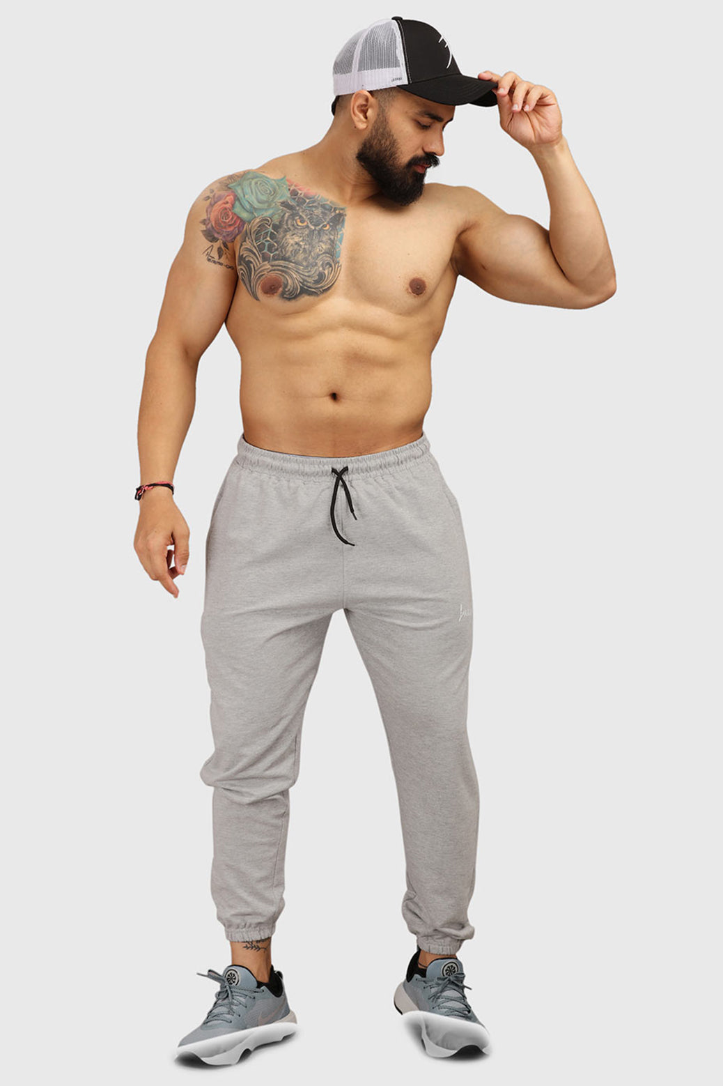 Fall Regular Joggers Light Grey