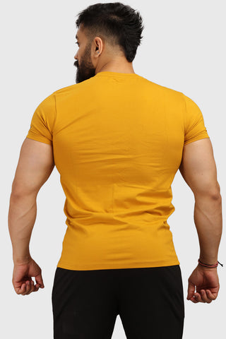 Flex Cotton Tshirt Mustard