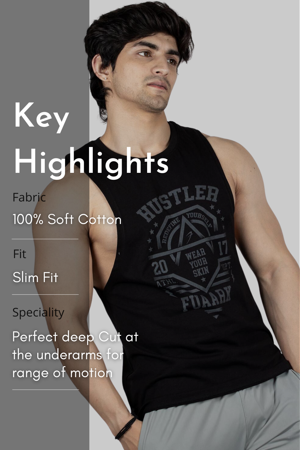 Hustler Tank Black