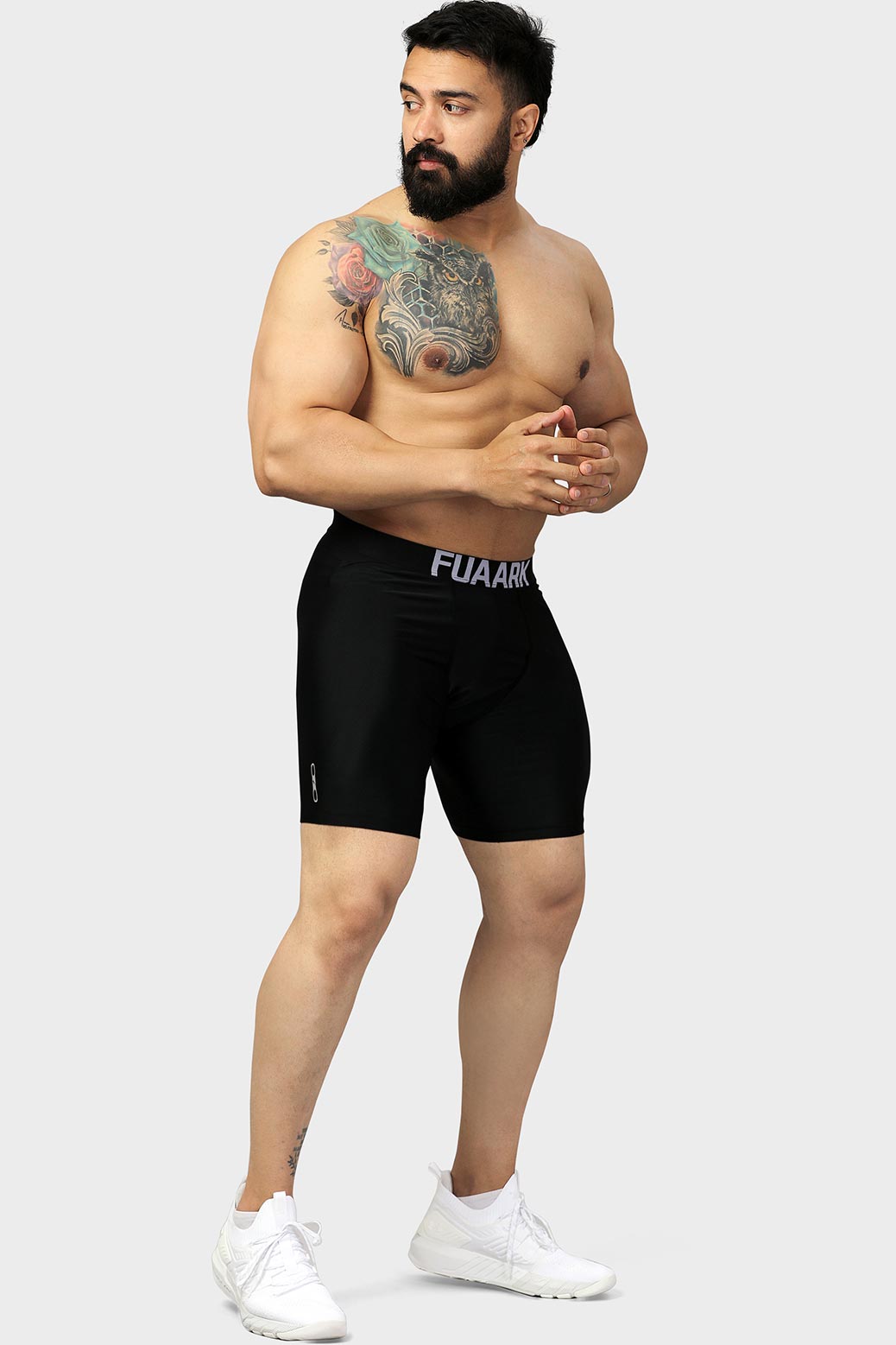 Nylon Compression Shorts Black