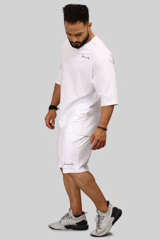 Oversized Shorts White