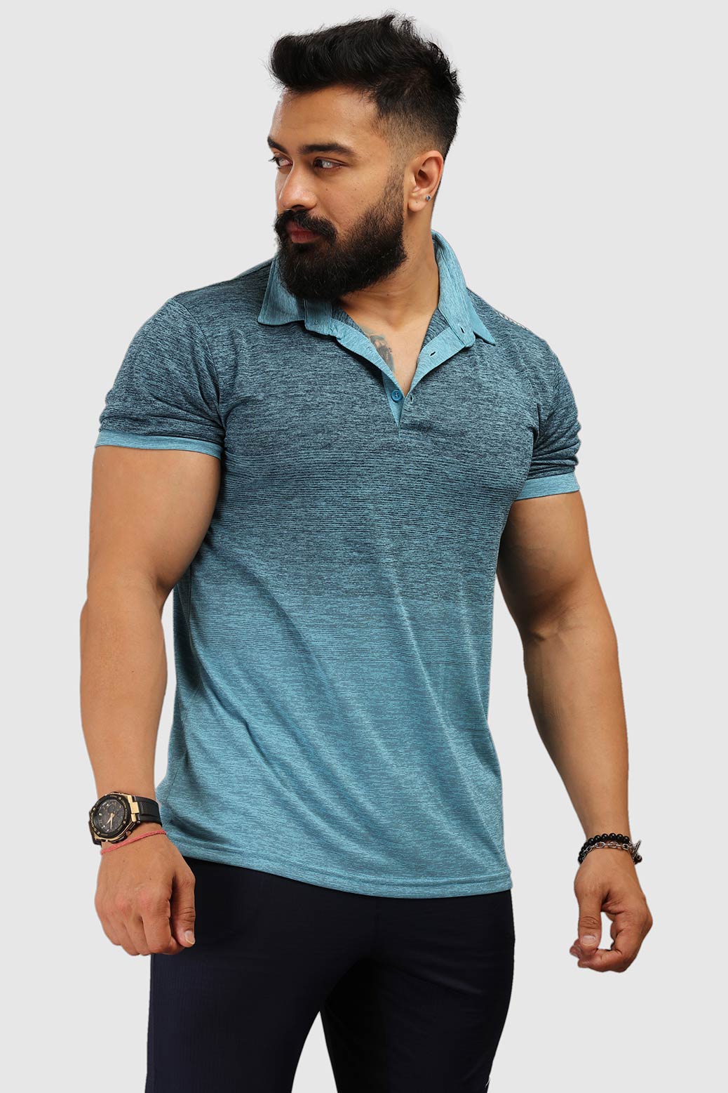 Raw Polo Regular Fit Tshirt Blue