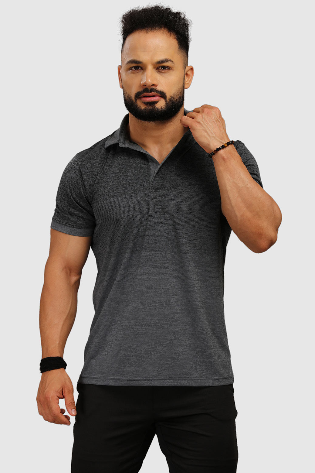 Raw Polo Regular Fit Tshirt Grey