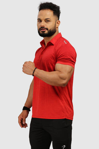 Raw Polo Regular Fit Tshirt Red