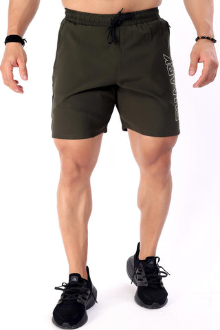 Buy Basics Olive Solid Shorts For Men Online At Tata CLiQ
