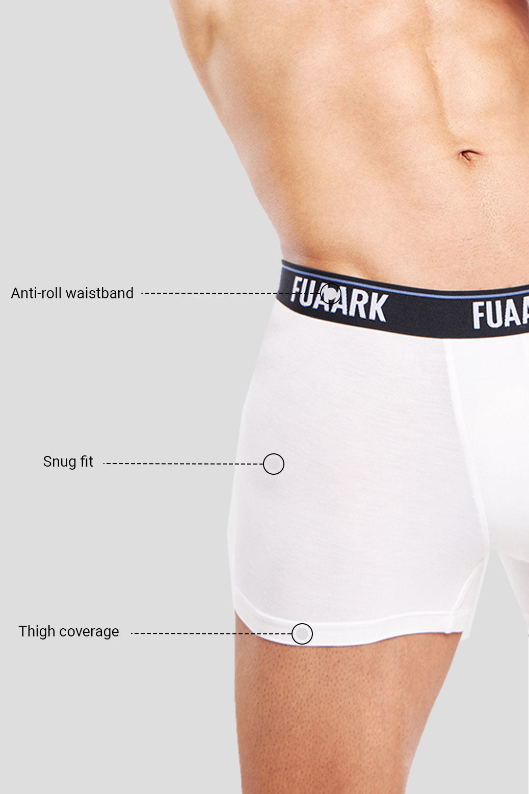 Ultra Soft Modal Trunks White