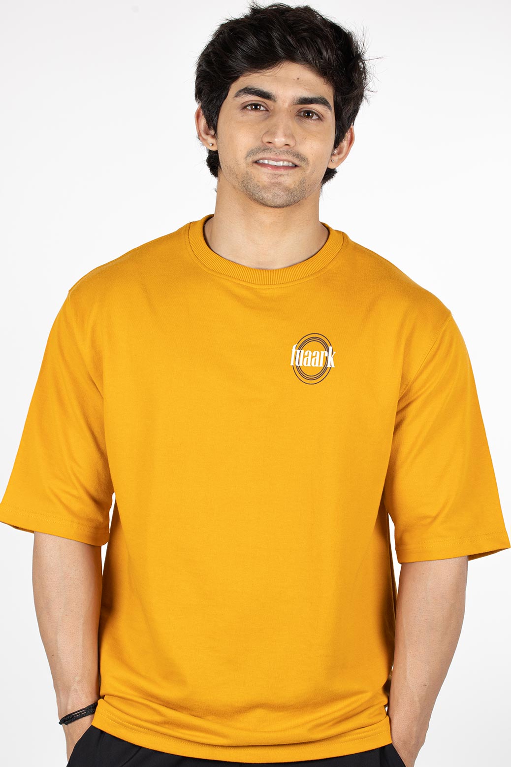 Zodiac Oversized Tshirt Mustard